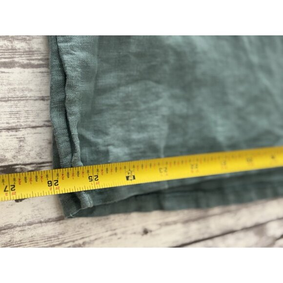 Maen 100% Linen Apron Romper Overall Pants Hankerchief Lagenlook Large pockets - Picture 14 of 15